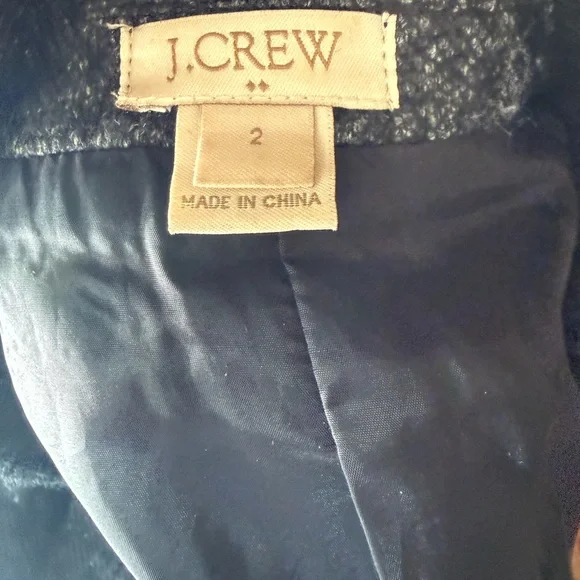 J.Crew Women’s Tweed Speckled Blazer Long Sleeve Size 2 With Lining - Picture 4 of 4